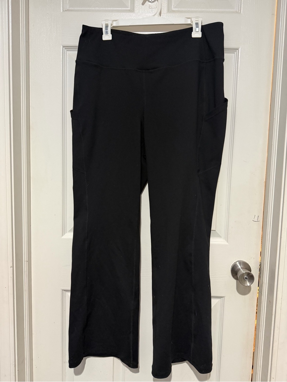 Torrid Active  Black Boot-Cut Pants with Side Pockets